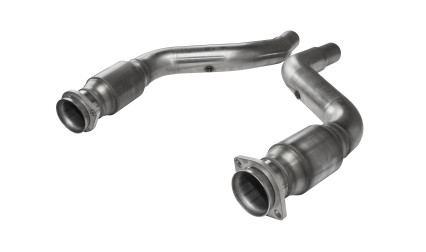 3" SS GREEN Catted OEM Connection Pipes 2006-2023 LX Platform 6.1L/6.2L/6.4L.